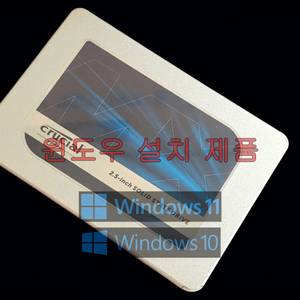 윈도우설치 마이크론 MX500 SATA SSD 1TB