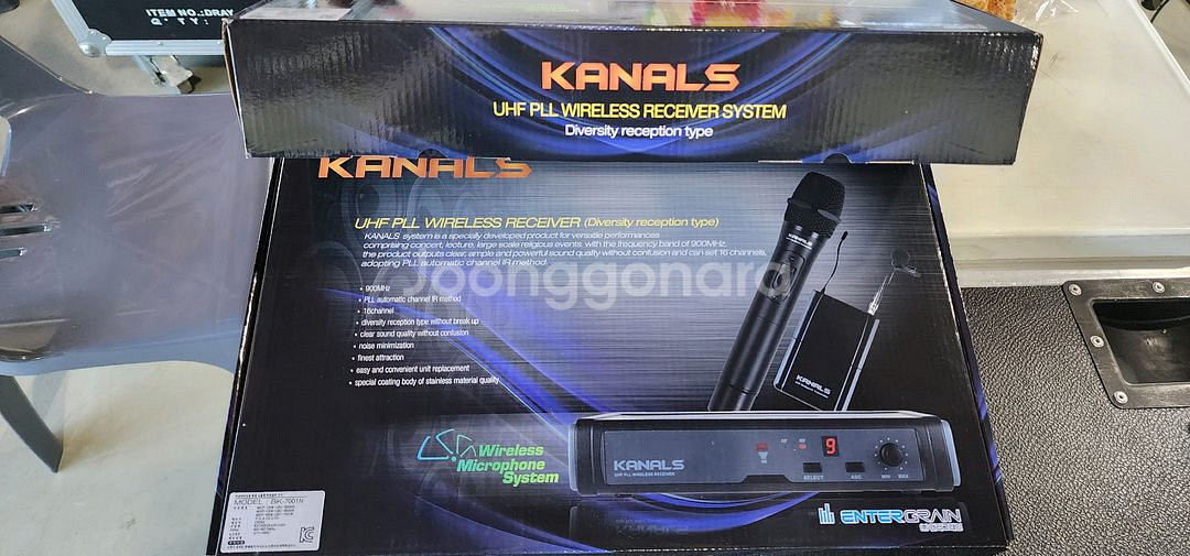 1채널무선마이크/카날스 bk7001n (신품)900mh--0