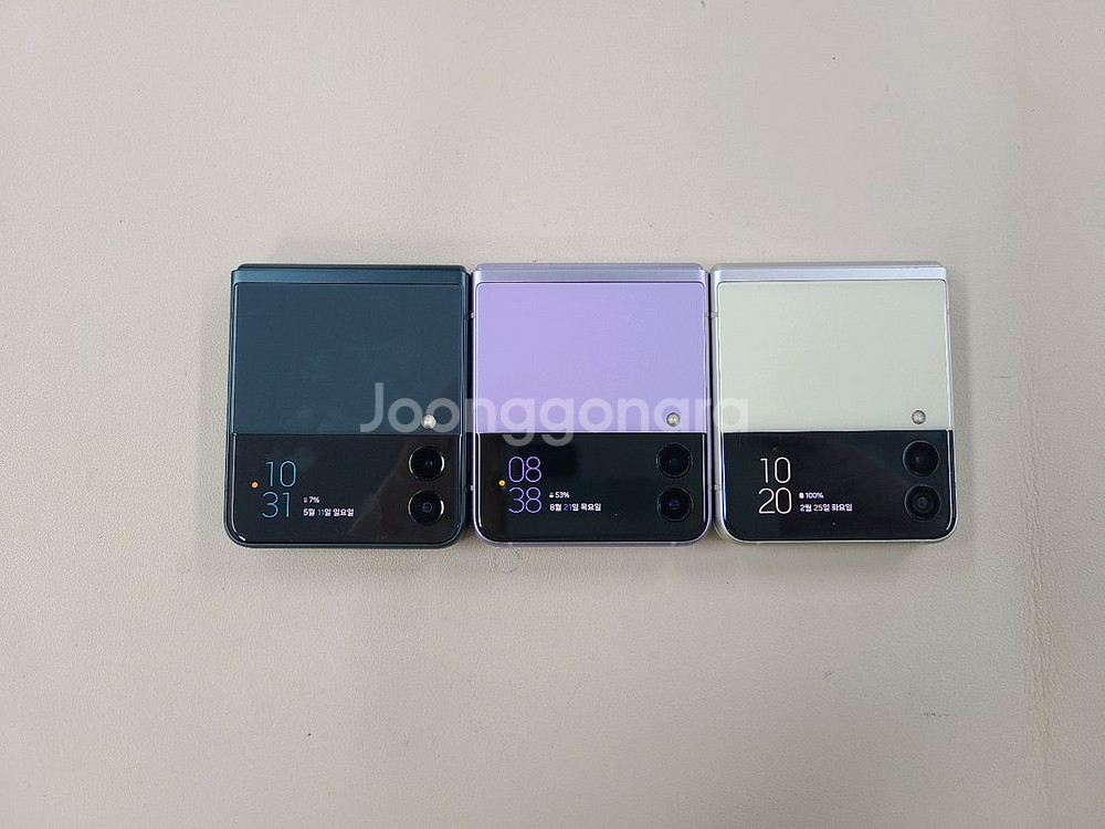 갤럭시플립3 256G 무잔상 상태굿 ^^--0