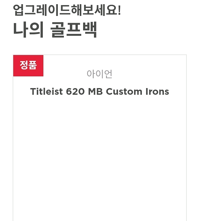 타이틀리스트 620mb 4-p 뉴다골 105 R300--9