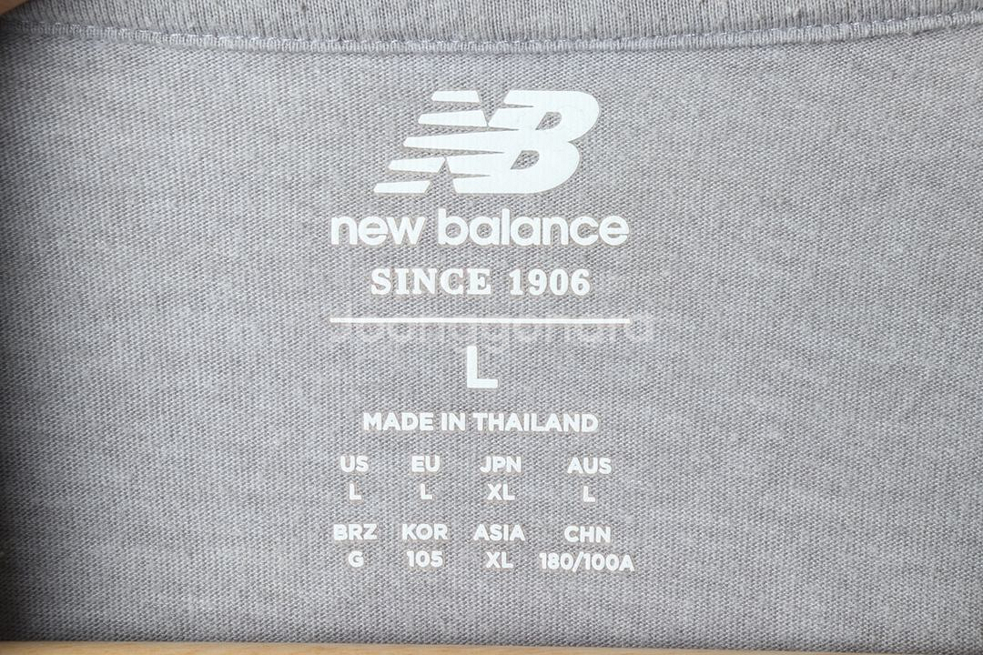 (L-XL) 뉴발란스 반팔 티셔츠 그레이 올드스쿨--5