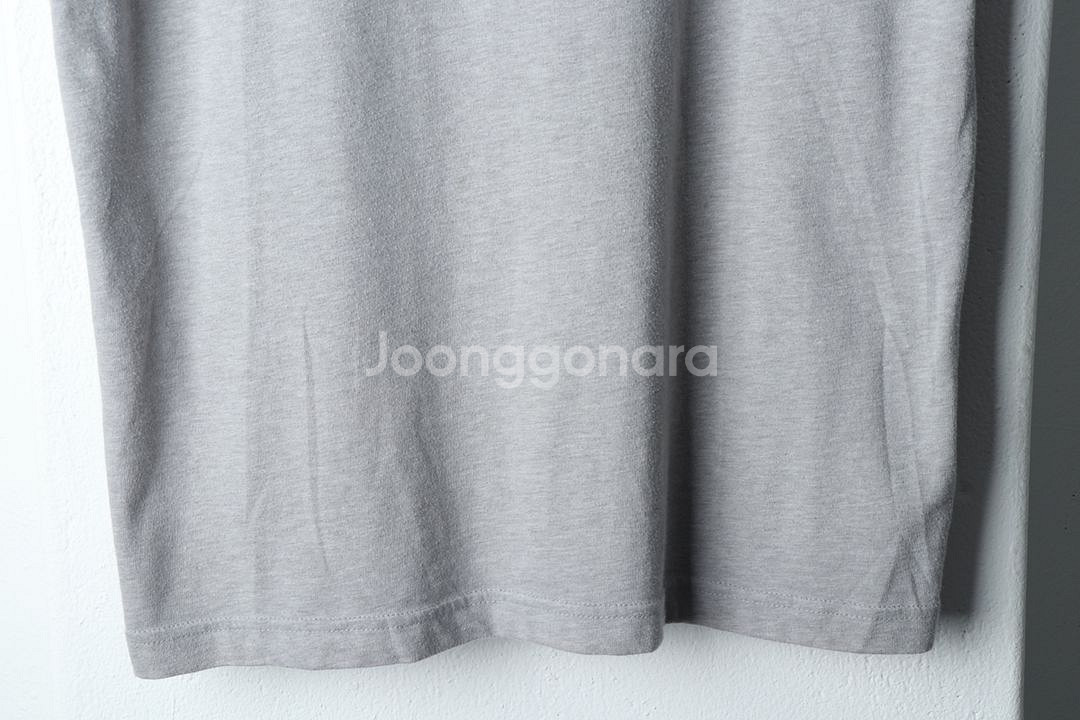 (L-XL) 뉴발란스 반팔 티셔츠 그레이 올드스쿨--3