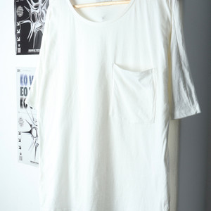 W(XL) 브랜드빈티지 반팔 티셔츠 쿠즈텡 화이트