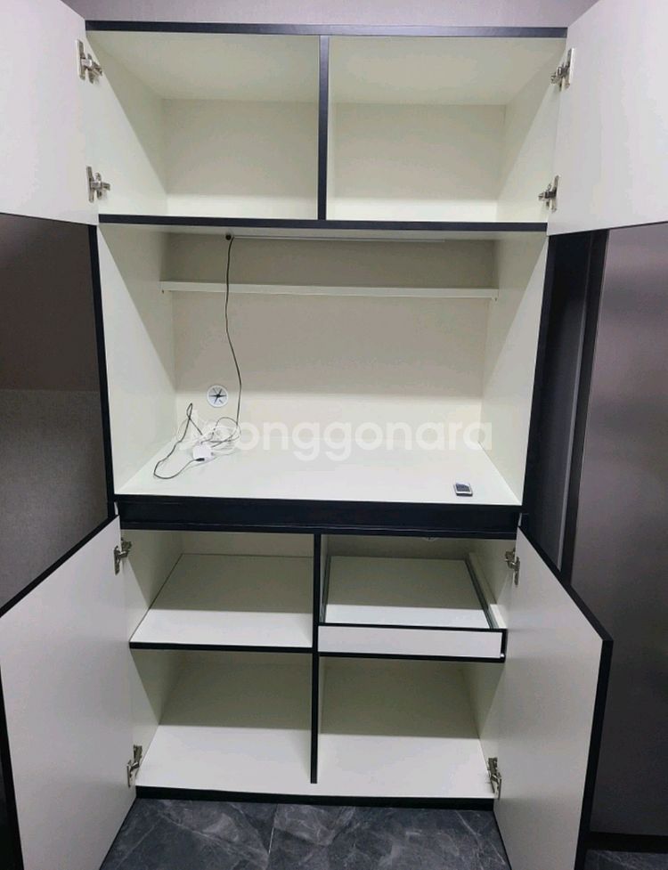 화이트 수납장 , 홈 카페장 ,상부장,하부장, 주방 수--2