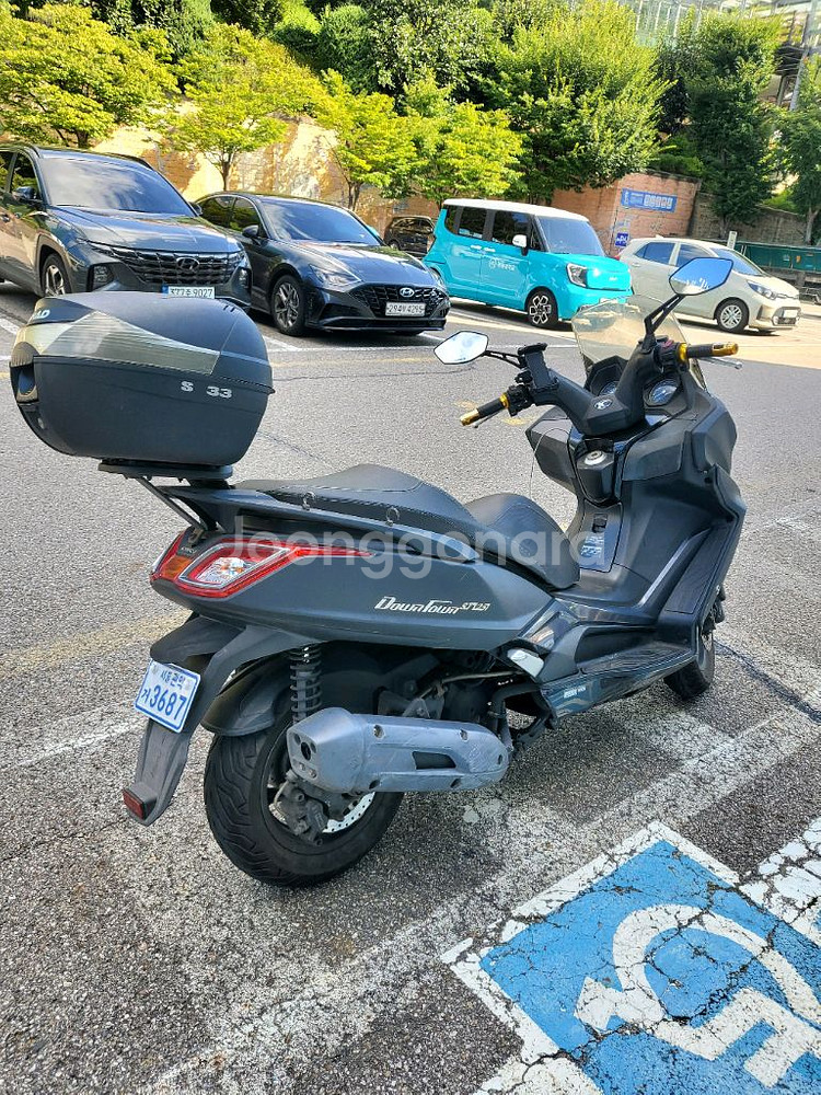 킴코 다운타운 ST125i 18년식 스쿠터--2