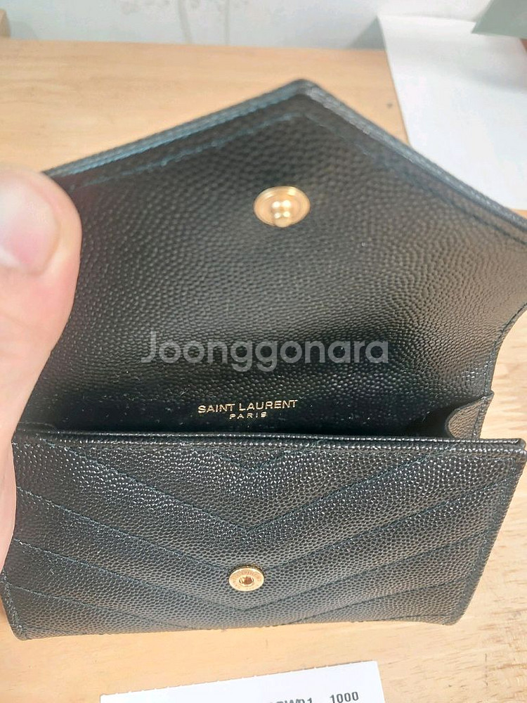입생로랑 마틀라세 여자반지갑(새상품)--2
