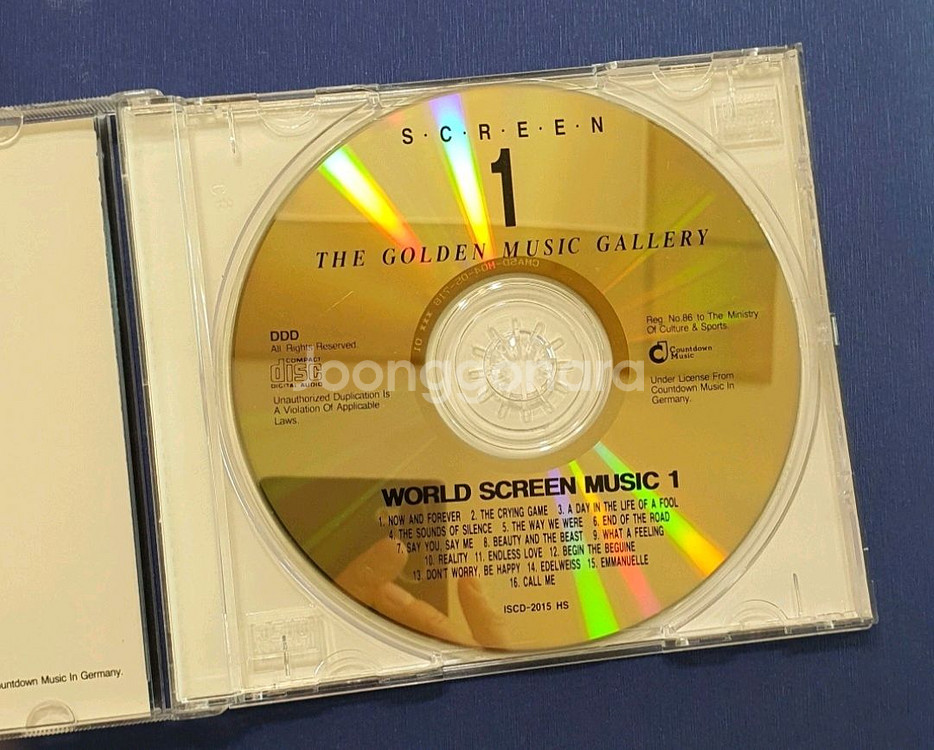 월드 스크린 뮤직 컬렉션 CD--1