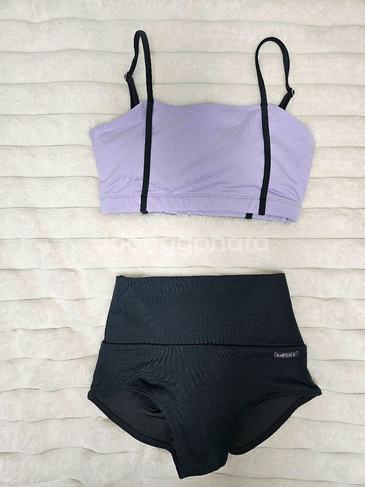 La POLE 슬림라인 폴웨어 세트 연보라 S--0