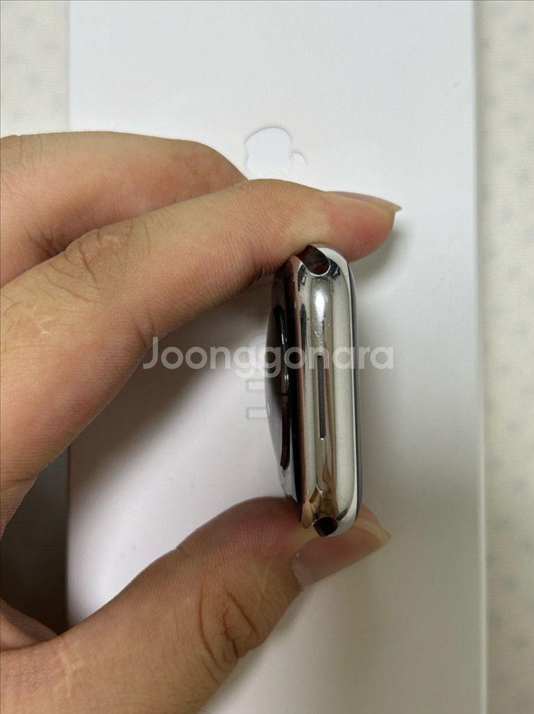 애플워치7 스테인리스 실버 45mm 셀룰러 판매합니다--3