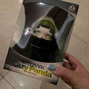 팝마트 신상 스컬판다 여유로운 판다 인형 키링