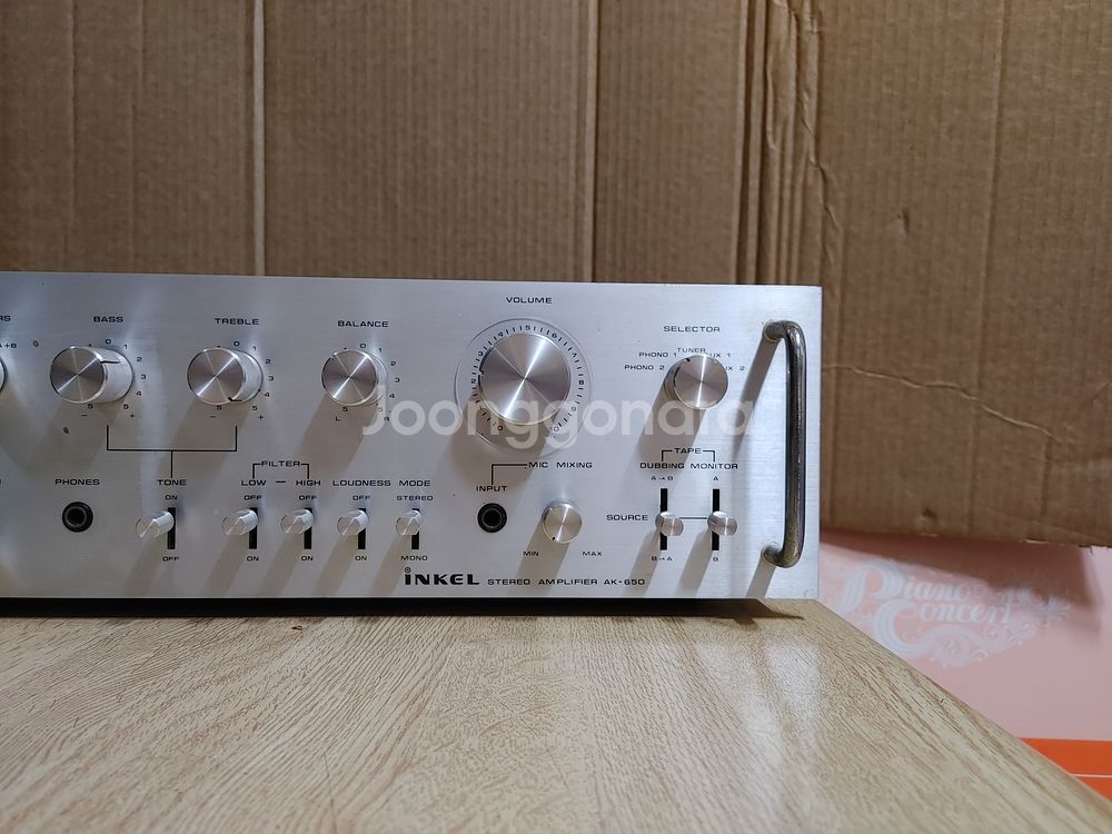 인켈 인티앰프 AK 650 (오디오 스피커 CD LP--2