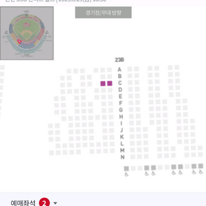 프로 야구티켓 문학 nc ssg 29일 3루 덕아웃상단
