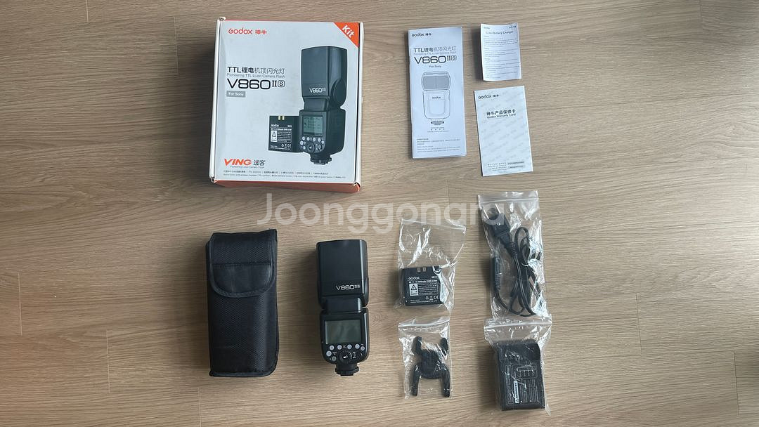 고독스(godox) 860ii 소니 플레쉬 판매합니다.--0