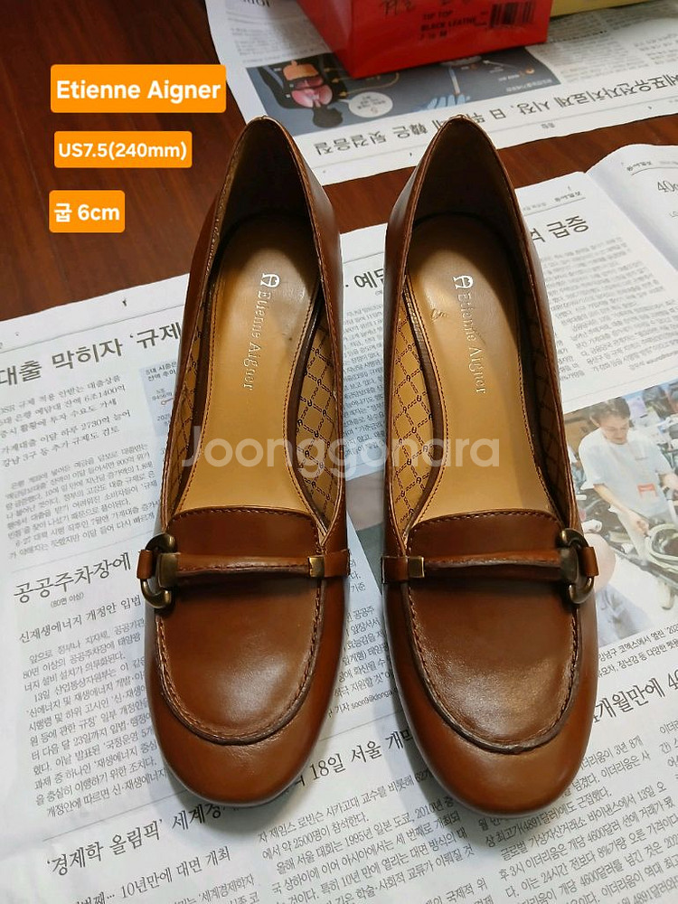 여성 구두 US7.5(245mm) 굽 6cm--0
