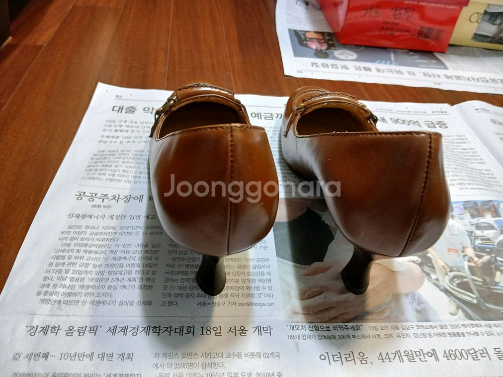 여성 구두 US7.5(245mm) 굽 6cm--3