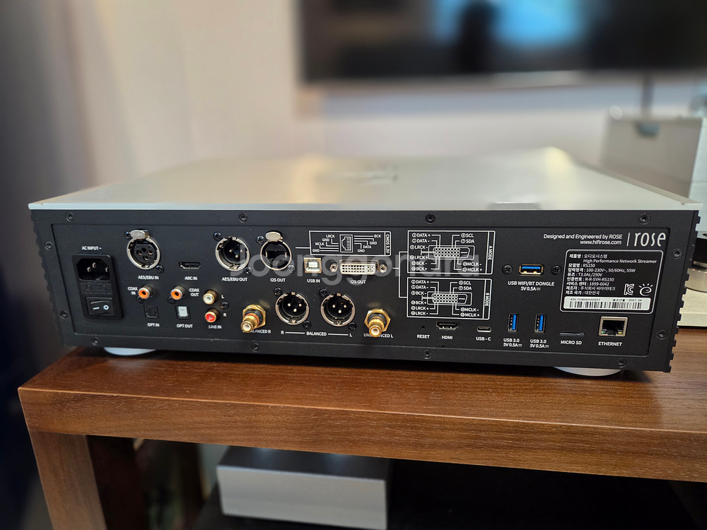 ROSE 150 DAC+네트워크 플레이어+RSA780--5