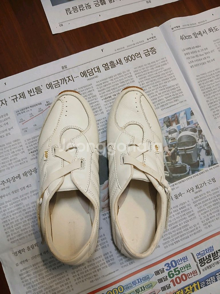 허쉬퍼피 운동화 가죽 US7.5(245mm)--2