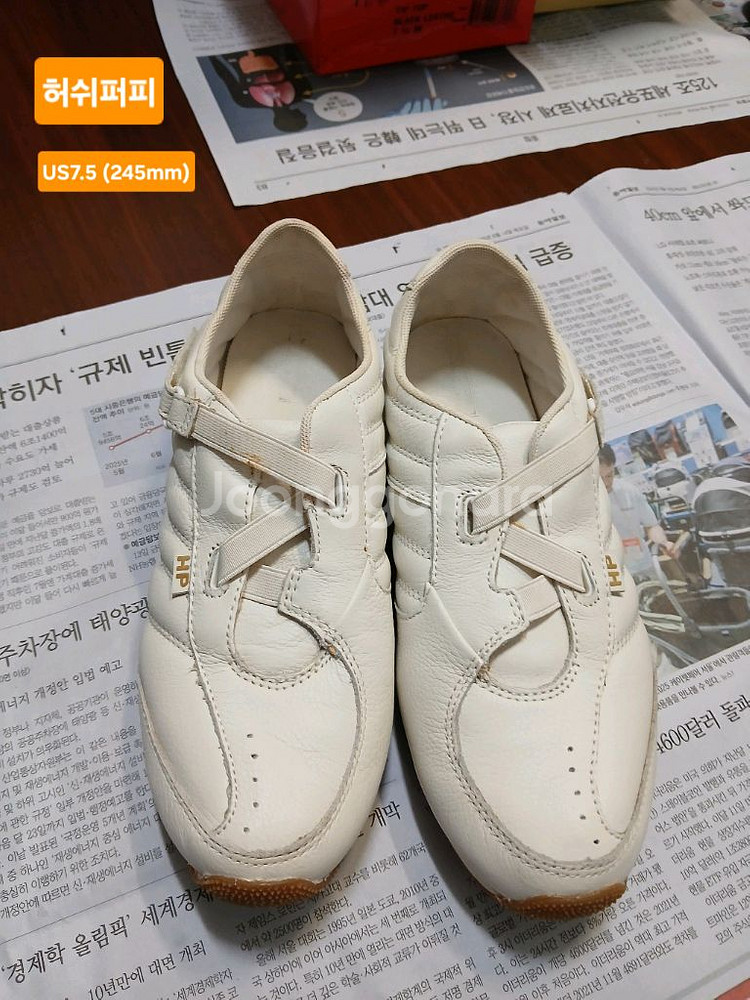 허쉬퍼피 운동화 가죽 US7.5(245mm)--0