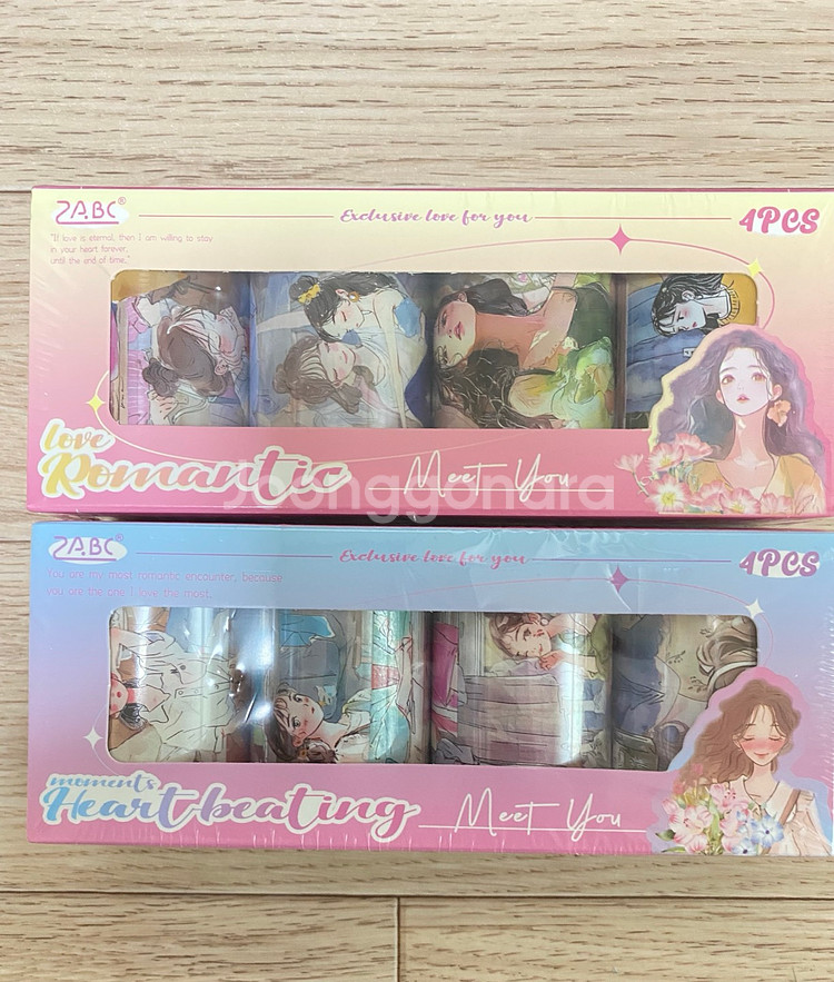 마스킹테이프, 다꾸 풍경스티커, 인물스티커, 총40롤--4