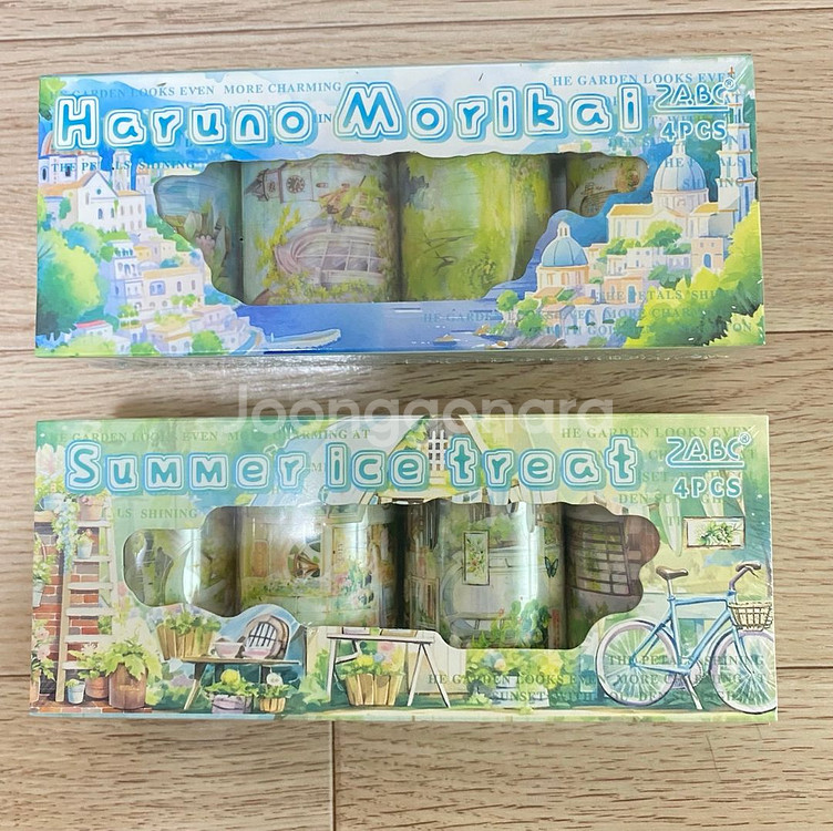 마스킹테이프, 다꾸 풍경스티커, 인물스티커, 총40롤--6