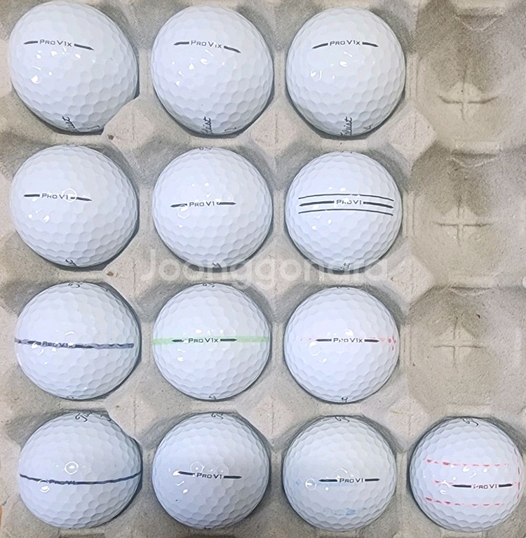최신형 타이틀리스트 PROV1 V1X 로스트볼 골프공--0