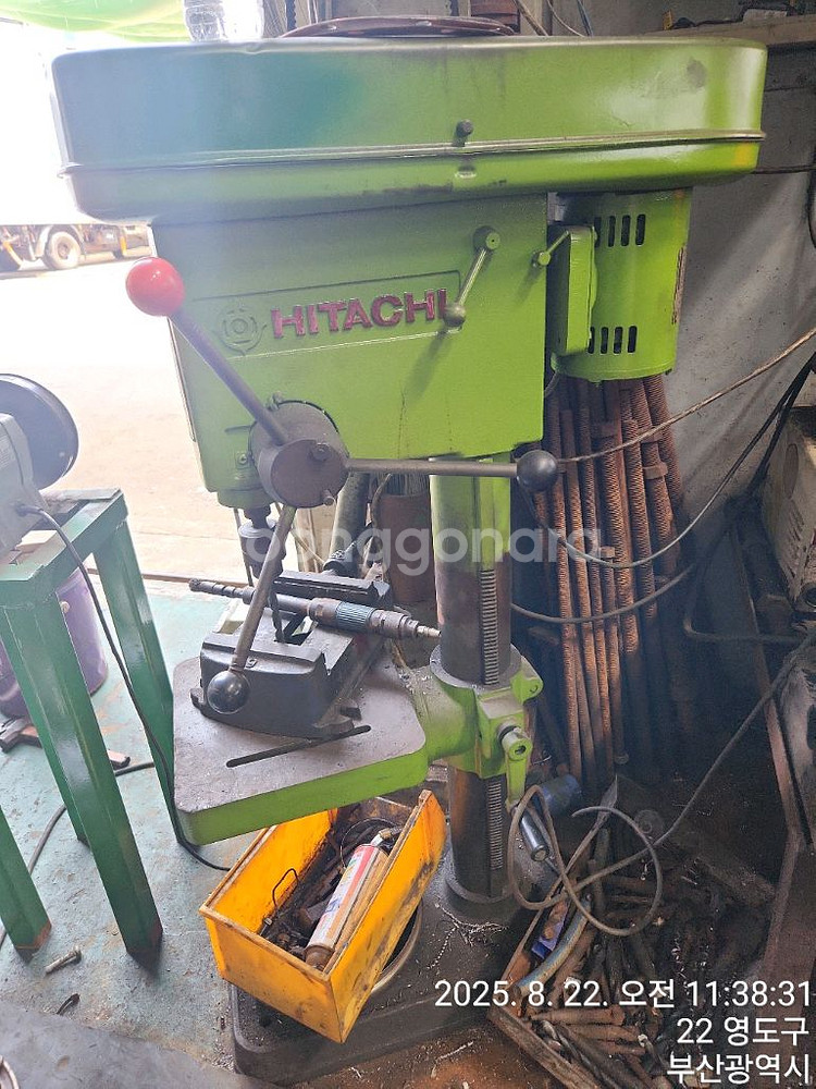 히타치 23mm탁상드릴--1