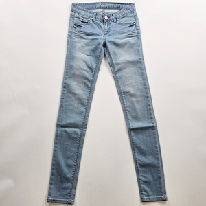 게스 청바지 스판 연청 데님 사이즈25 R1594