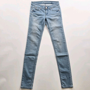 게스 청바지 스판 연청 데님 사이즈25 R1594