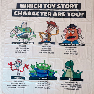 토이스토리 패브릭 포스터