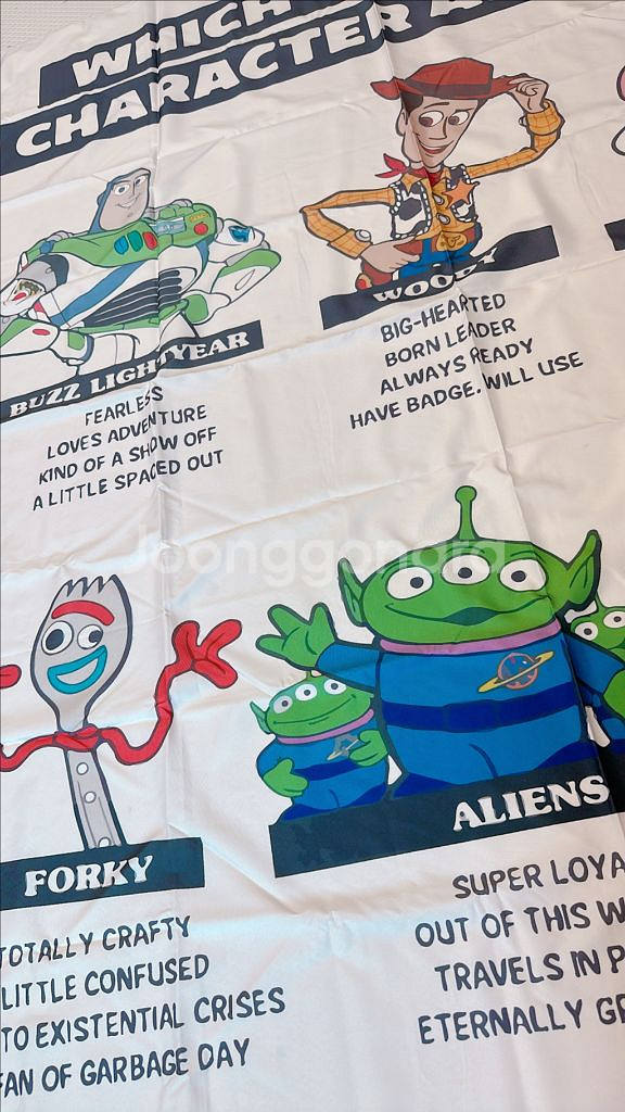 토이스토리 패브릭 포스터--2