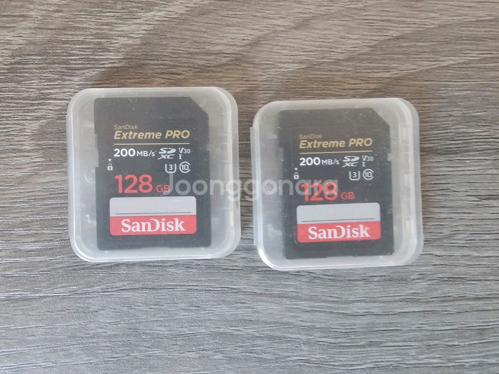 샌디스크 익스트림 프로 128기가 V30 2개--0