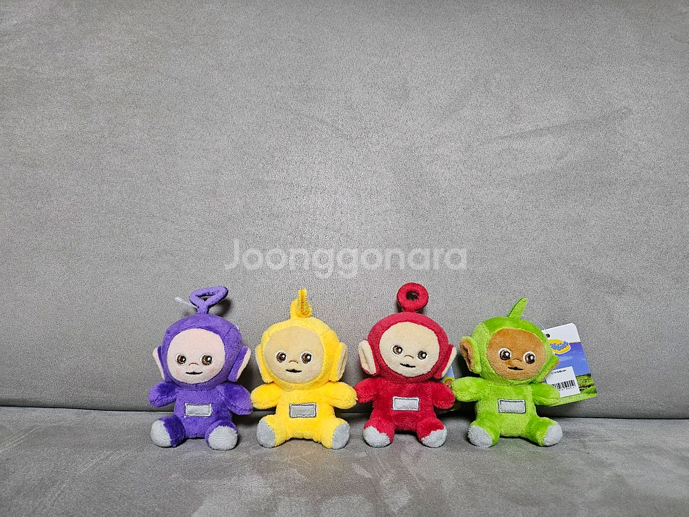텔레토비 보라돌이 나나 뽀 뚜비 7cm 키링 인형--0