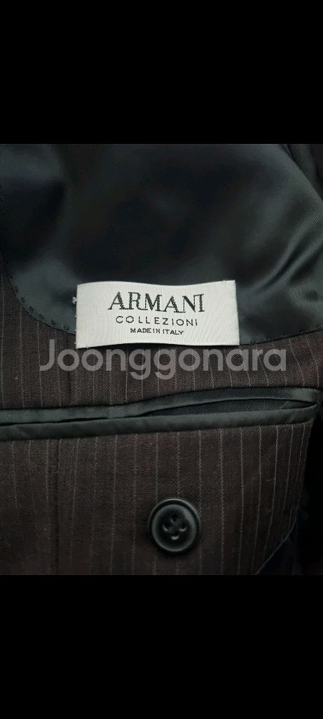 아르마니 꼴레지오니 울 자켓 블레이저 50--4