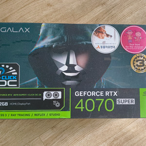 GALAX 4070 super 그래픽카드