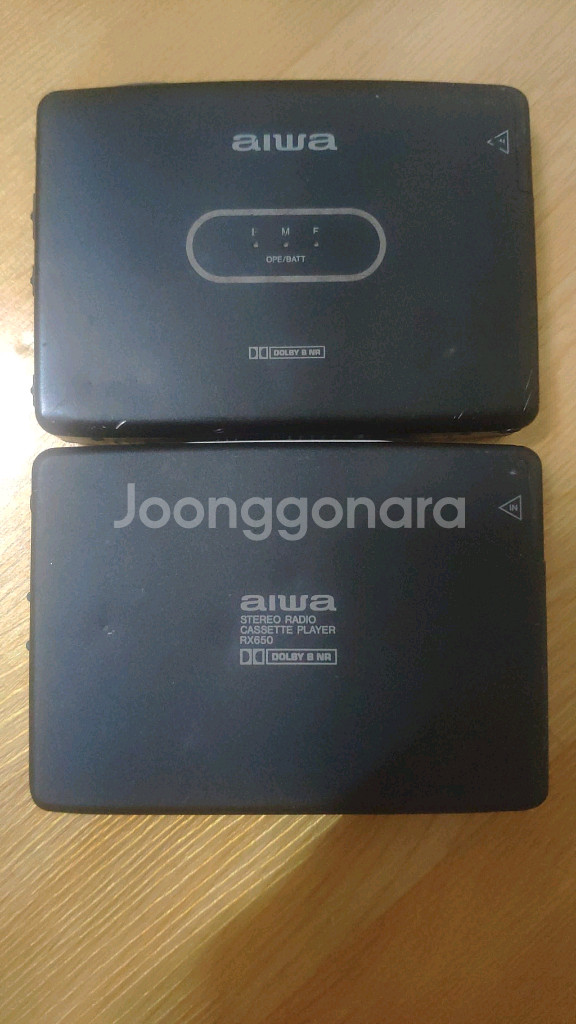 aiwa PX550 및 RX650 워크맨--2