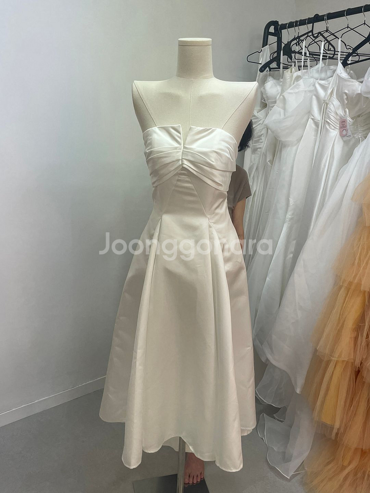 [새상품] 새틴 드레스 2XL (66~77추천)--4