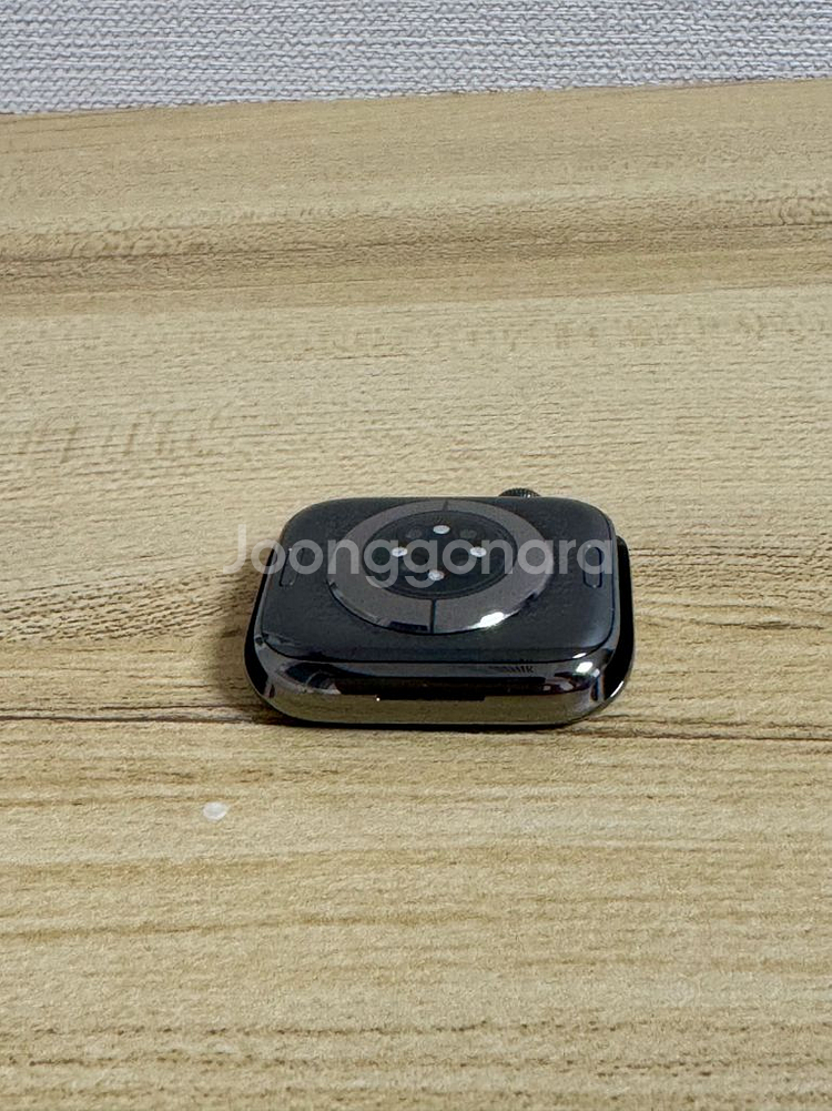 애플워치9 45mm 스테인리스 그라파이트 셀룰러--4