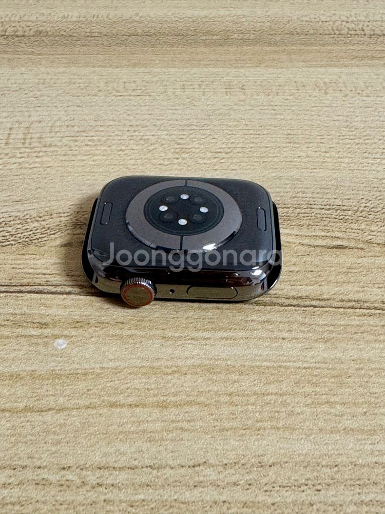 애플워치9 45mm 스테인리스 그라파이트 셀룰러--5