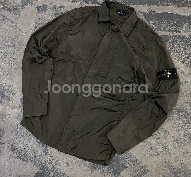 스톤아일랜드 바람막이 셔츠자켓 100/L--0