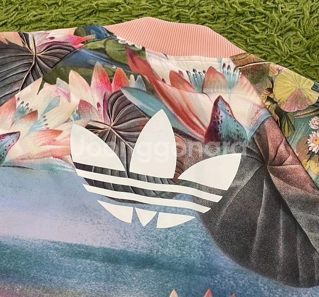 아디다스 희귀 플라워 패턴 트랙탑 져지집업 90/S--2