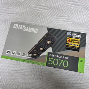 미개봉 ZOTAC 5070 SOLID OC + 보더랜드