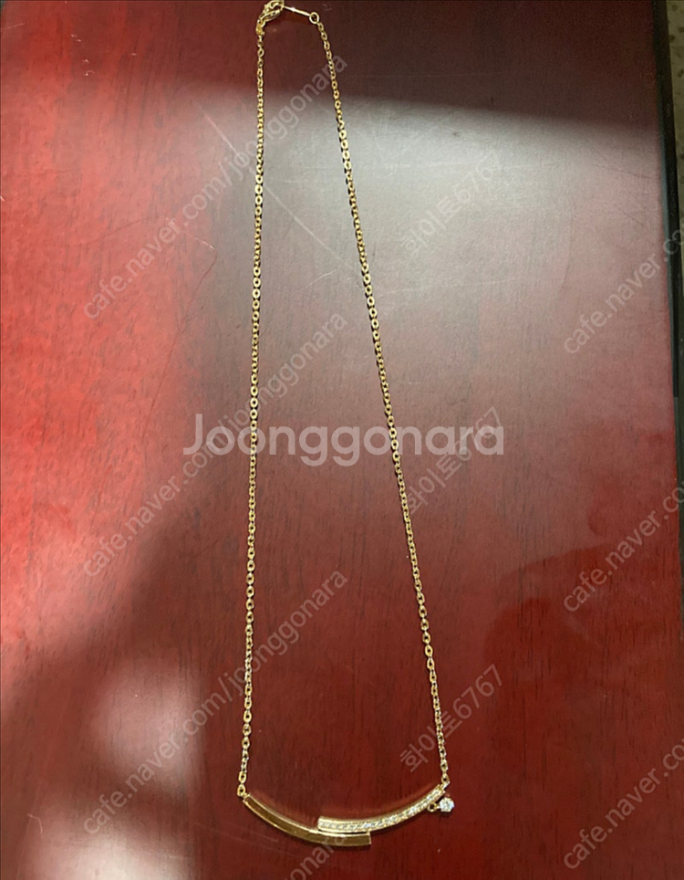 18k 티파니st 목걸이 길이46cm(금값만, 세공비빼--1