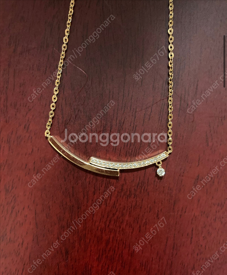 18k 티파니st 목걸이 길이46cm(금값만, 세공비빼--0