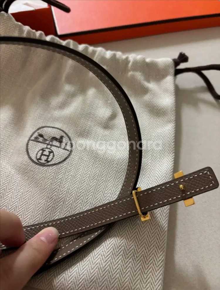 (공홈정품) 에르메스 포커스 벨트 70 블랙/에토프--2