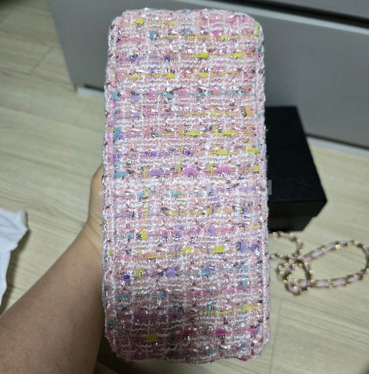 샤넬 트위드 미니 크로스백 새상품--3