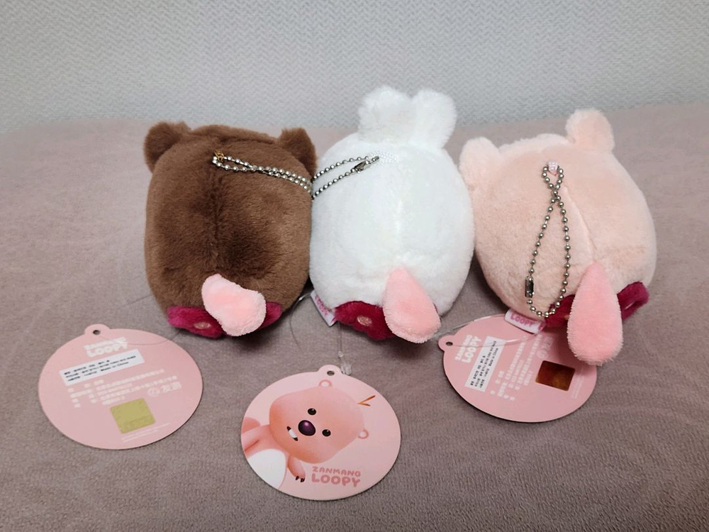 잔망루피 동물 키링 세트 이미지