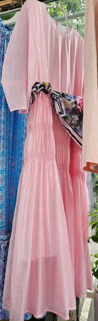 [새상품]오간자 핑크 원피스(66)--1