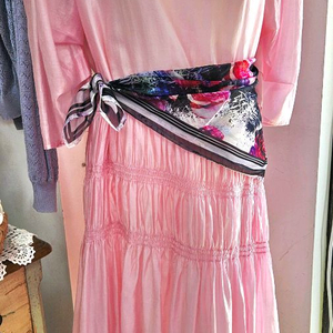 [새상품]오간자 핑크 원피스(66)