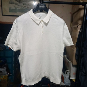 [H&M]반팔 카라넥 티셔츠 L(105~110)사이즈