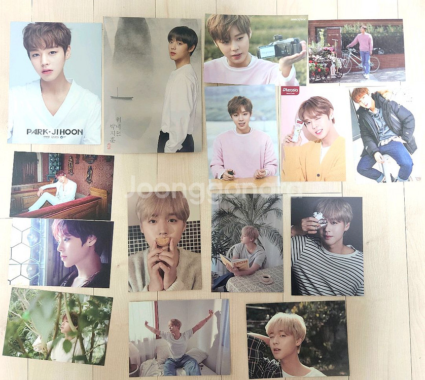 박지훈 공식 빅포카 엽서 하자 있음--0